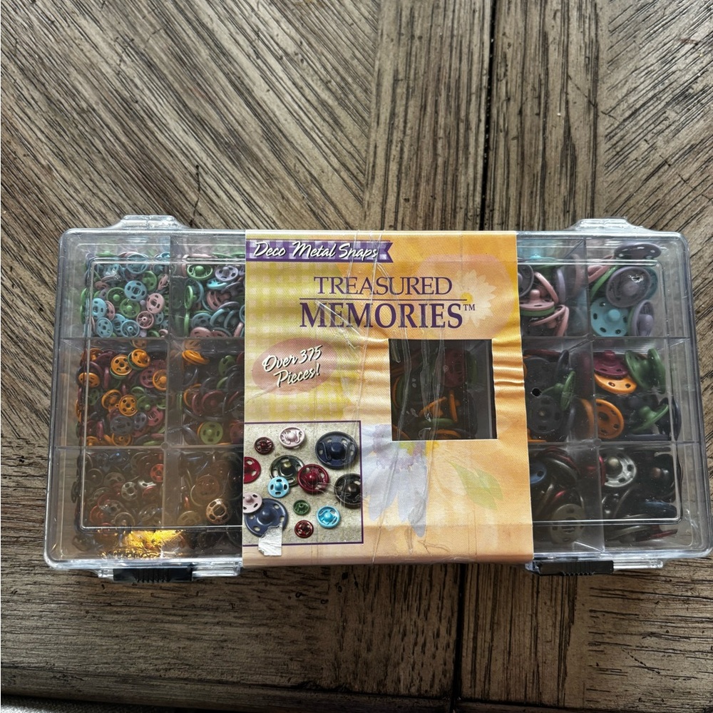 Treasured Memories Deco Metal Snaps with Assorted Colors